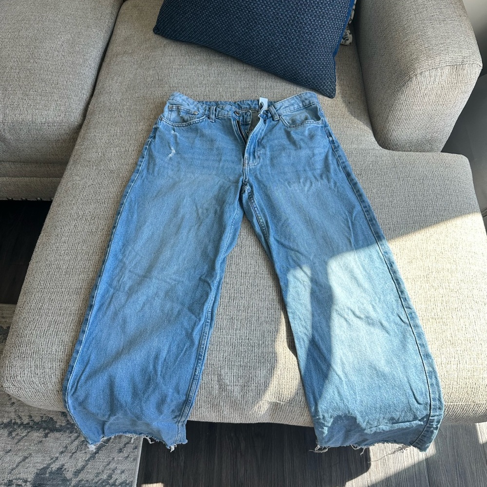 H&M Women's High Rise Jeans - Light Blue